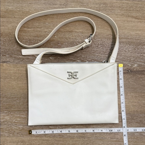 Sam Edelman White Crossbody Bag with Silver Accent - Picture 13 of 13